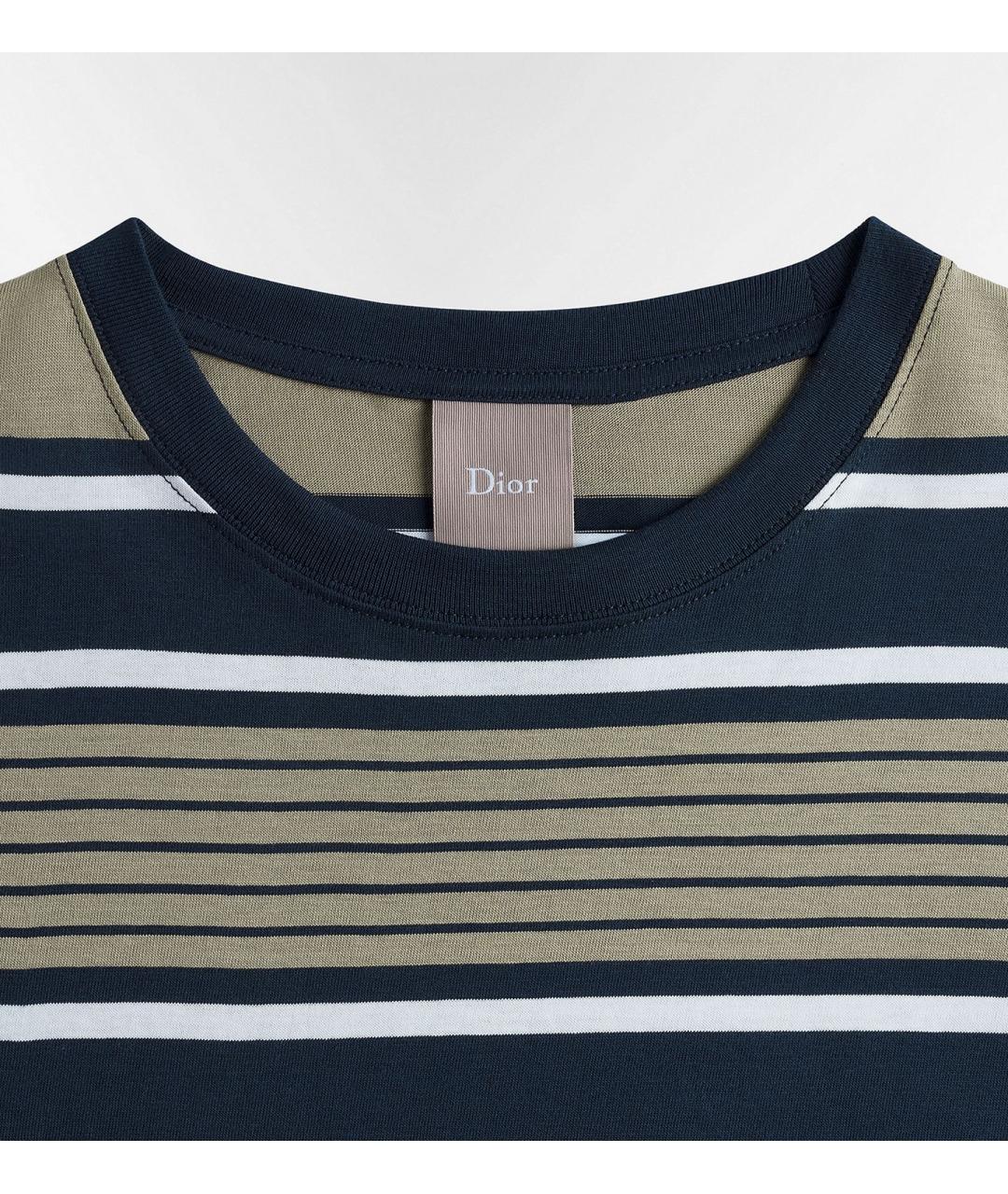 CHRISTIAN DIOR Мульти хлопковая футболка, фото 6
