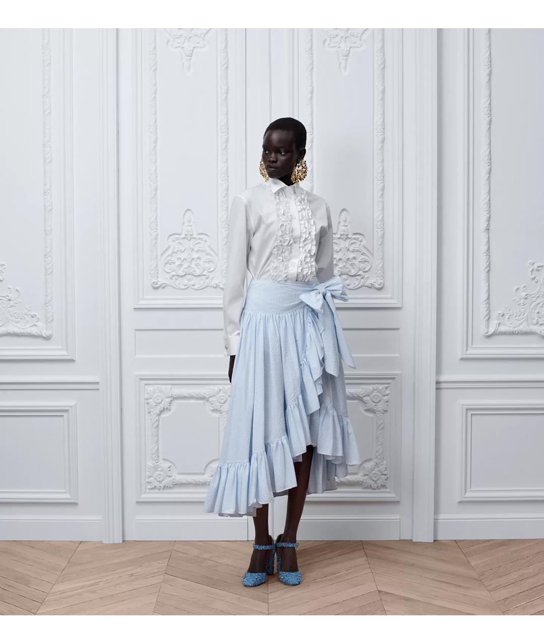 CHRISTIAN DIOR Белая хлопковая рубашка, фото 2