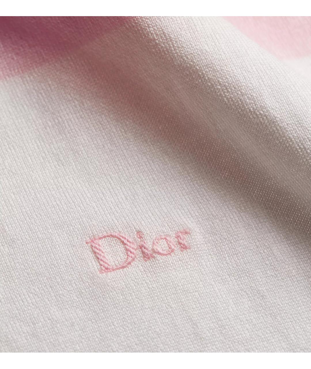 CHRISTIAN DIOR Розовый хлопковый джемпер / свитер, фото 5