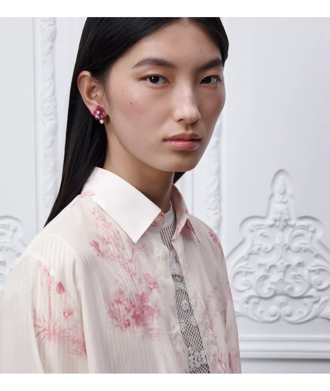 CHRISTIAN DIOR Мульти хлопковая рубашка, фото 4