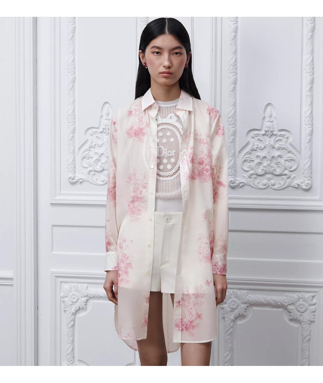 CHRISTIAN DIOR Мульти хлопковая рубашка, фото 3