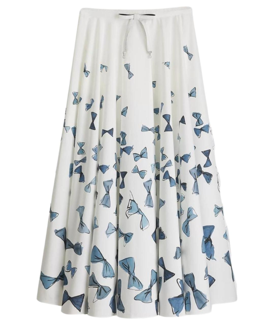 CHRISTIAN DIOR Белая хлопковая юбка мини, фото 1