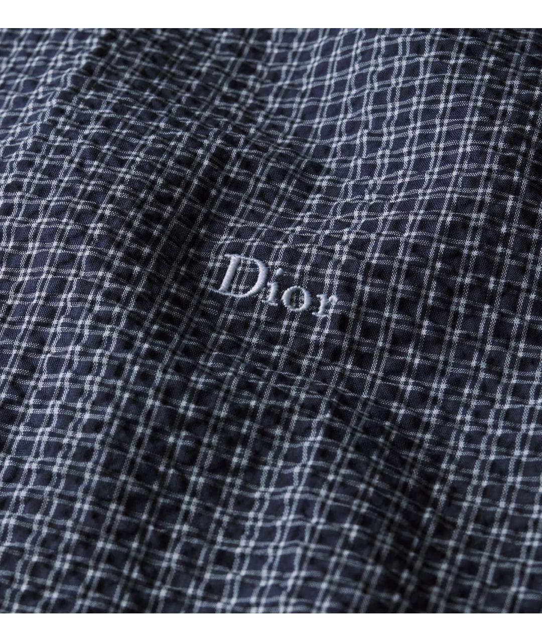 CHRISTIAN DIOR Синяя хлопковая кэжуал рубашка, фото 8