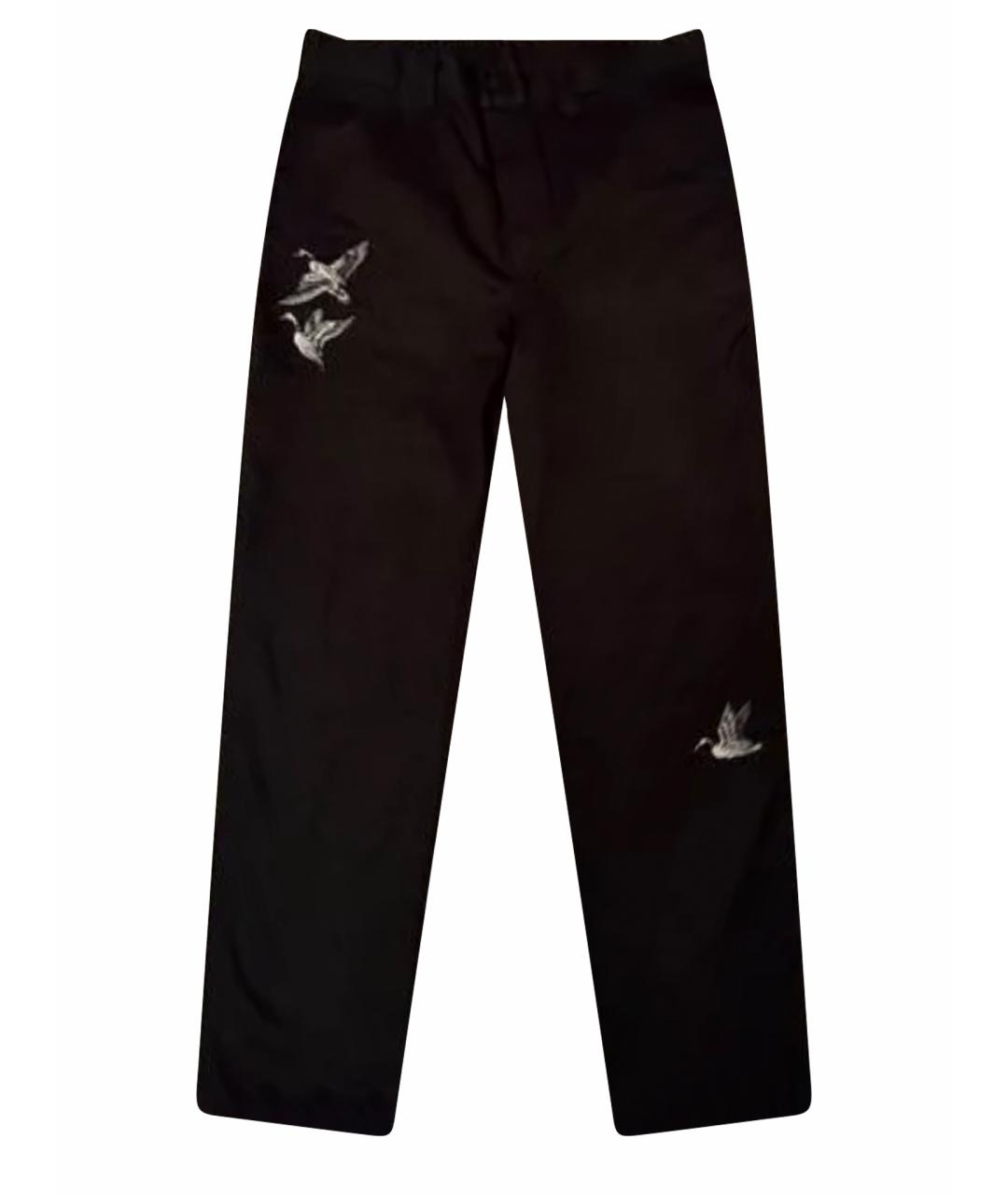 CARHARTT WIP Черные хлопковые классические брюки, фото 1