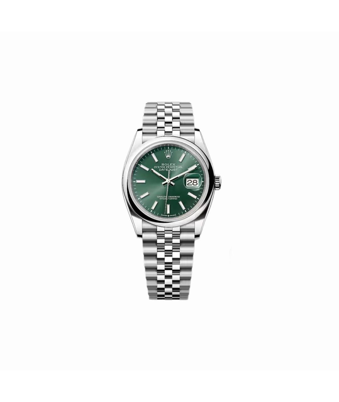 ROLEX Зеленые часы, фото 4