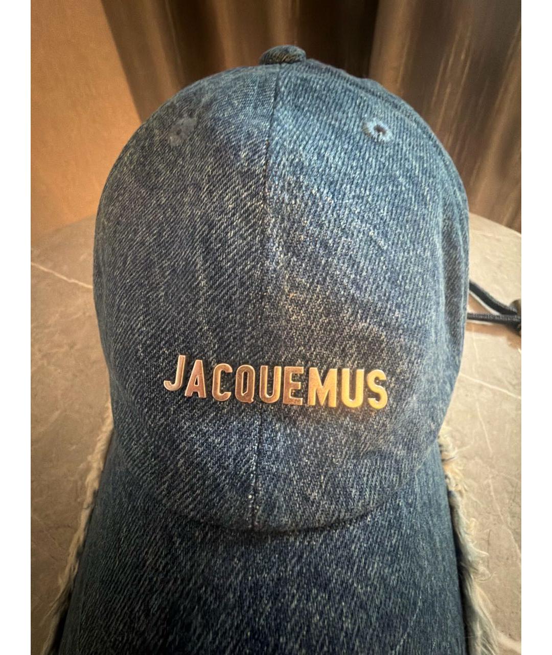 JACQUEMUS Темно-синяя кепка, фото 4