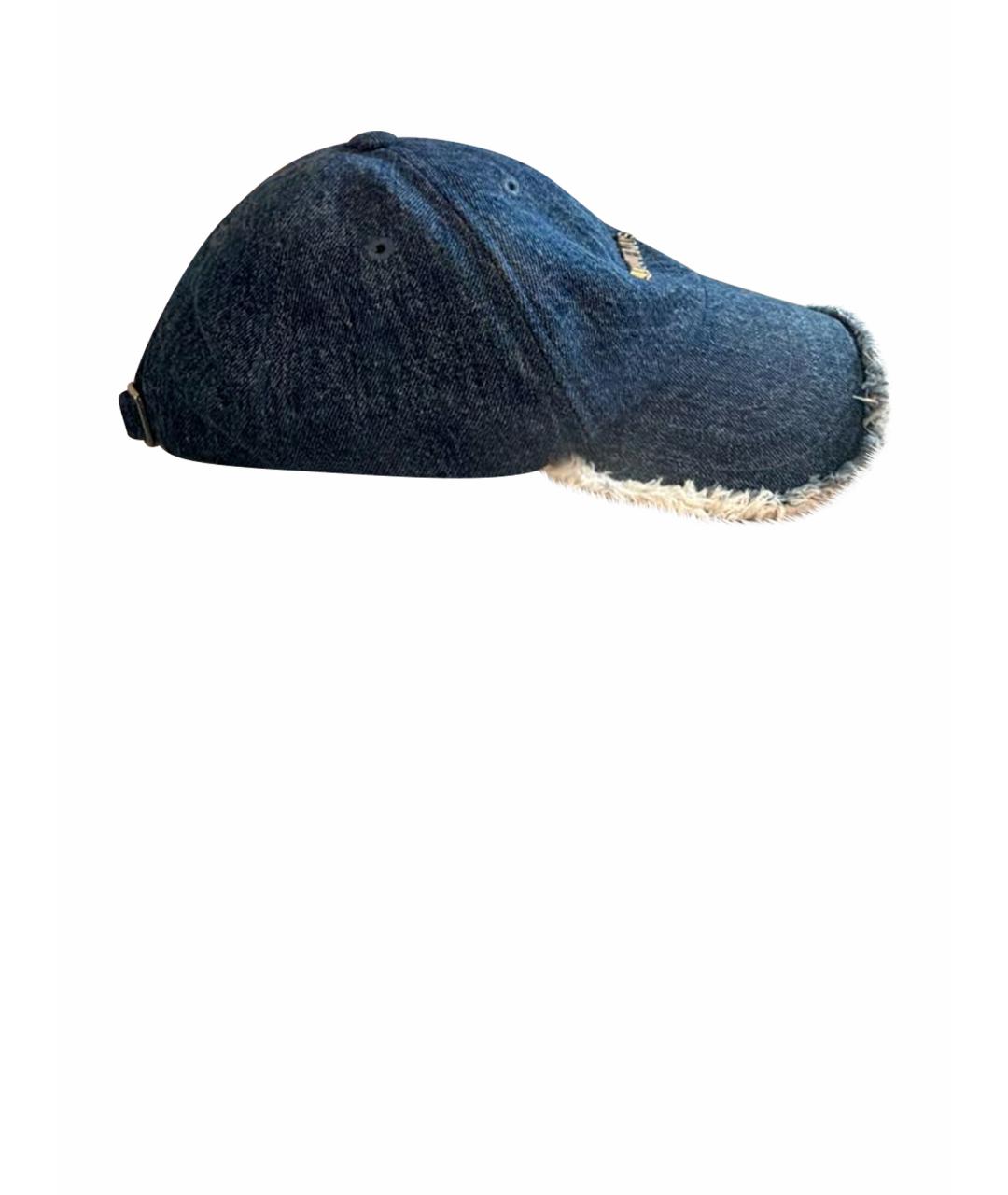 JACQUEMUS Темно-синяя кепка, фото 1