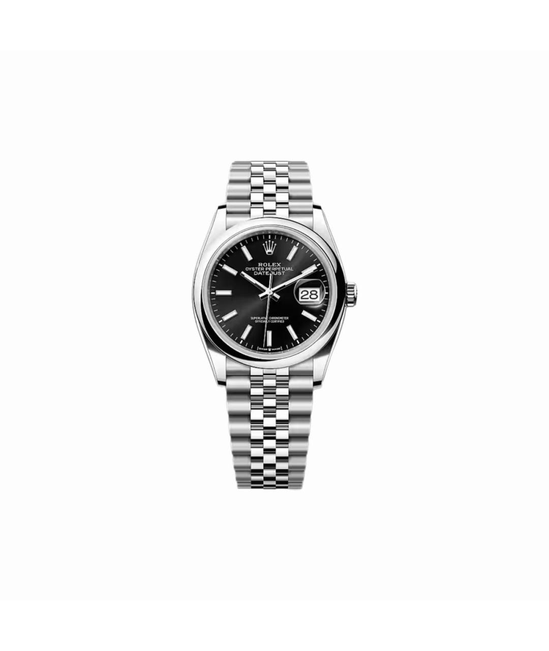 ROLEX Черные часы, фото 3