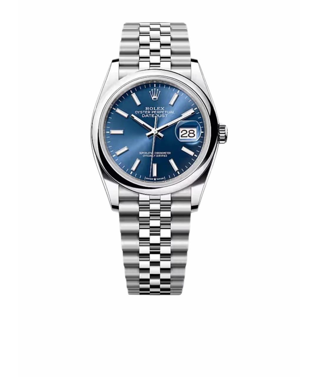 ROLEX Синие часы, фото 4