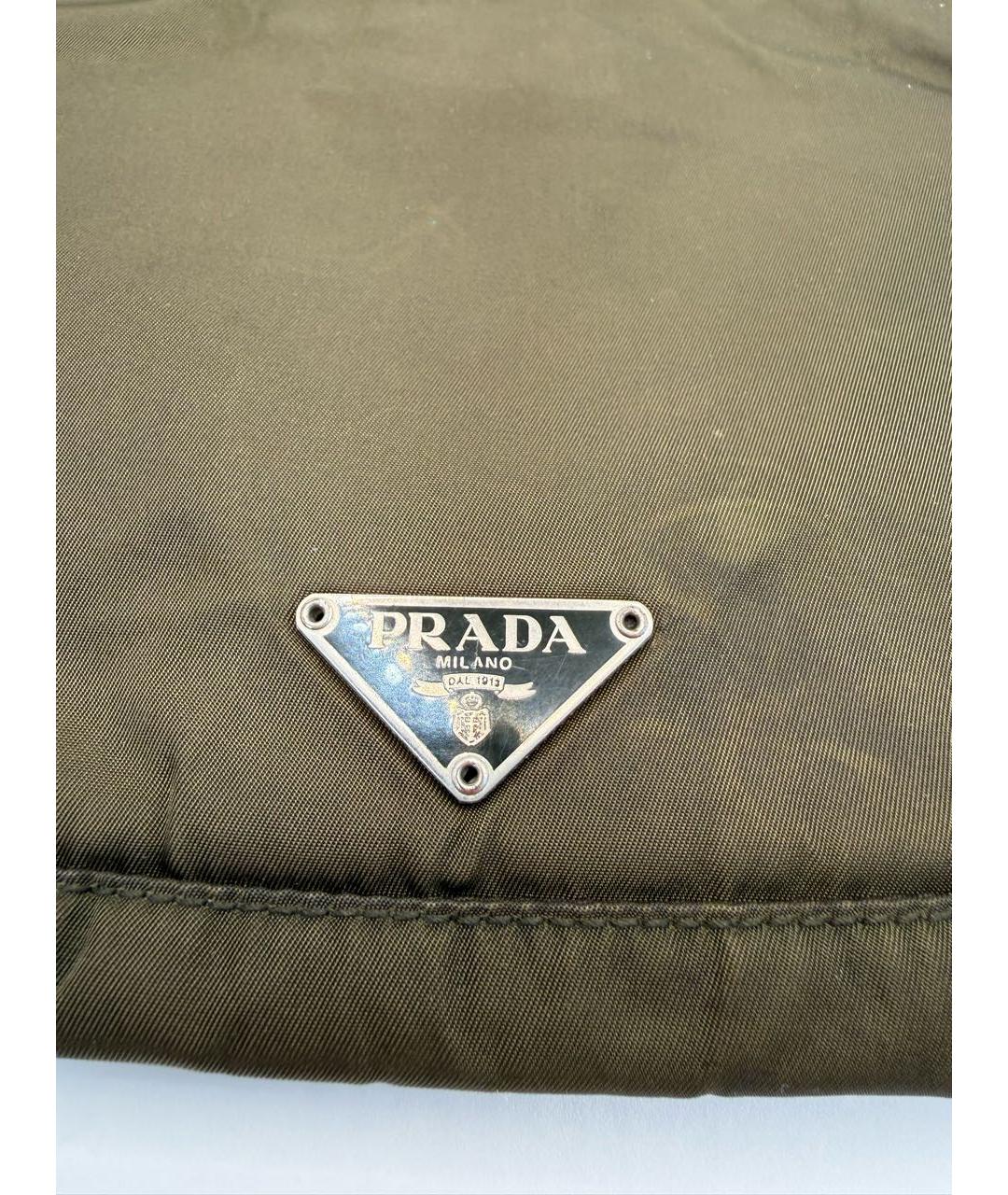 PRADA Коричневая барсетка, фото 2