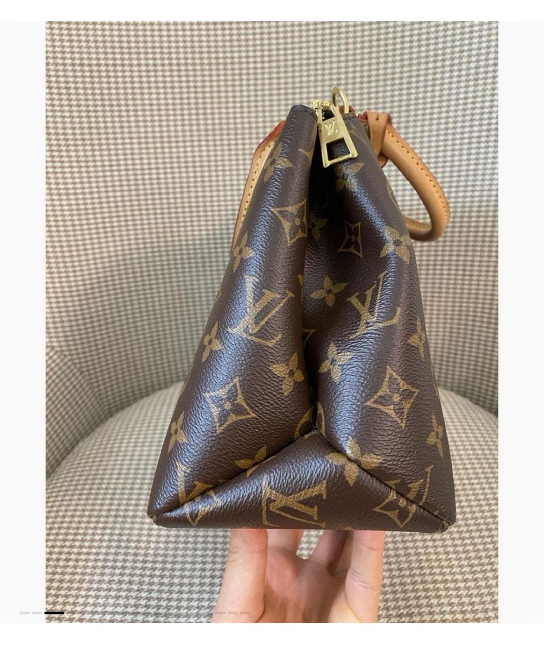 LOUIS VUITTON Коричневая сумка с короткими ручками, фото 2
