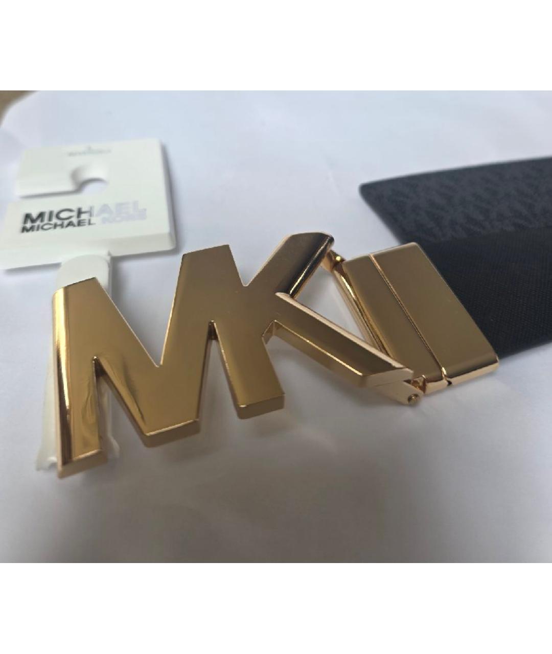 MICHAEL KORS Черный ремень, фото 4