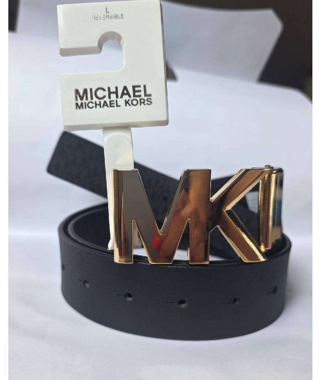 MICHAEL KORS Черный ремень, фото 9