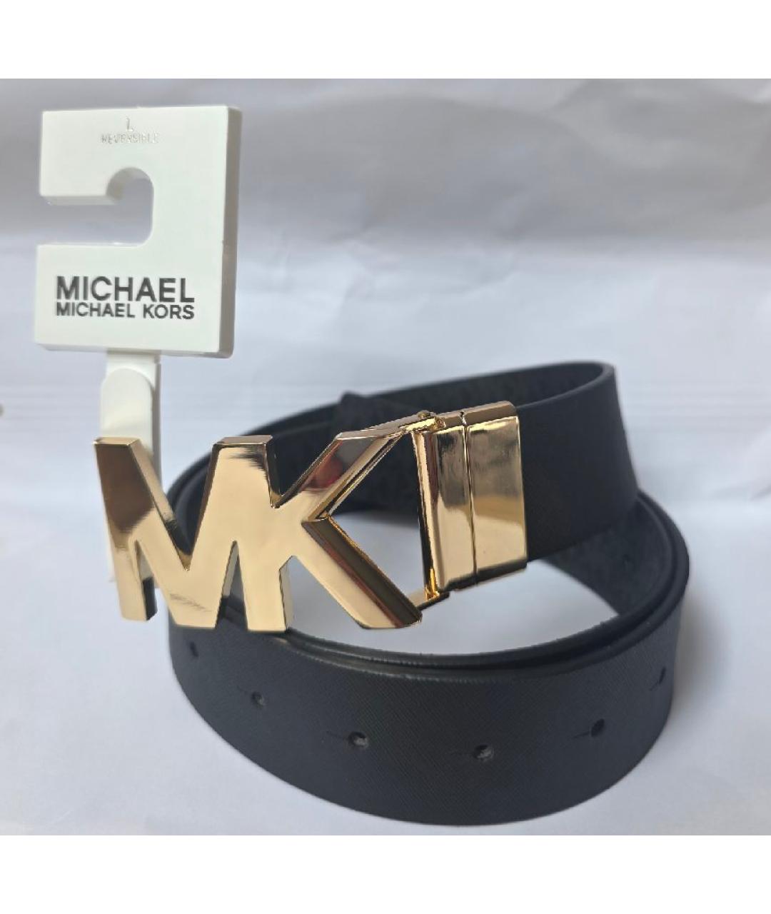 MICHAEL KORS Черный ремень, фото 10