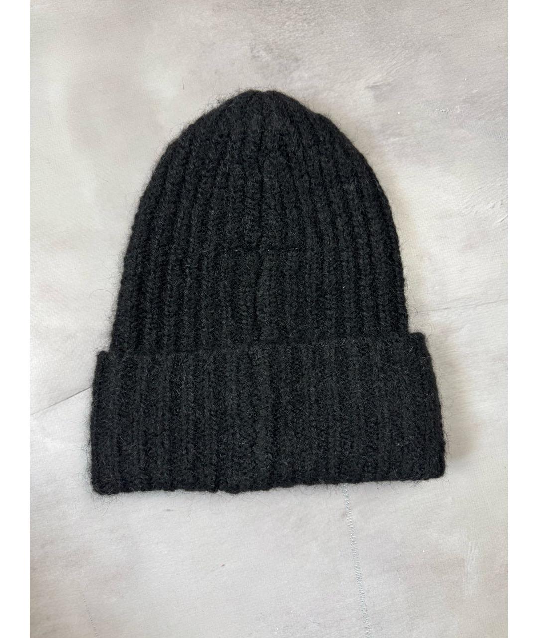 MM6 MAISON MARGIELA Черная шапка, фото 4