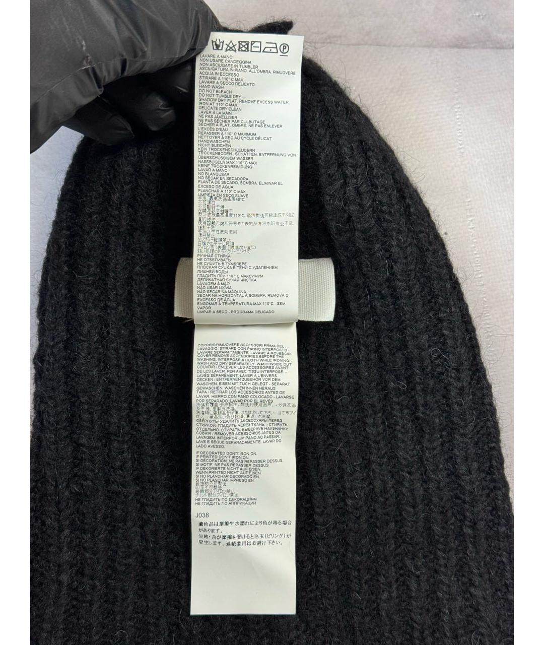 MM6 MAISON MARGIELA Черная шапка, фото 8
