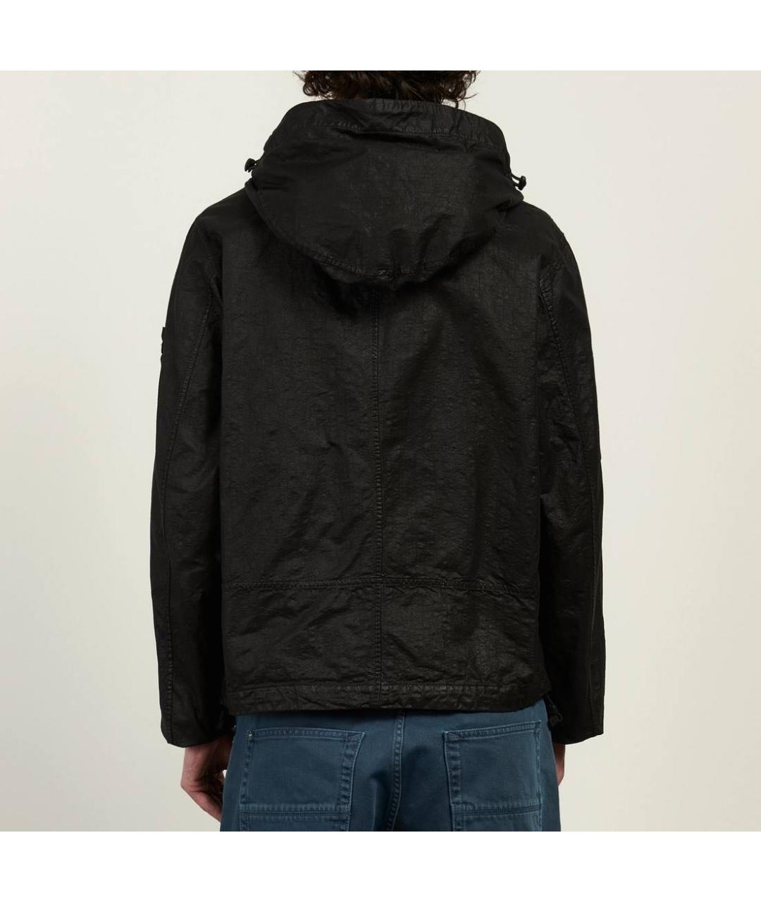 STONE ISLAND Черная полиамидовая куртка, фото 3