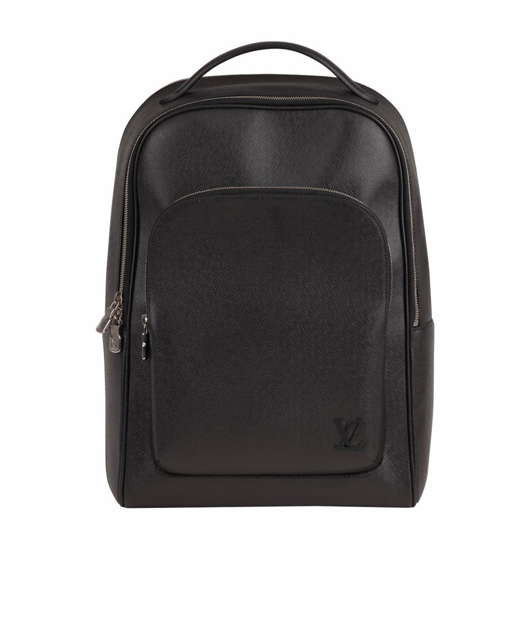 LOUIS VUITTON Черный кожаный рюкзак, фото 1