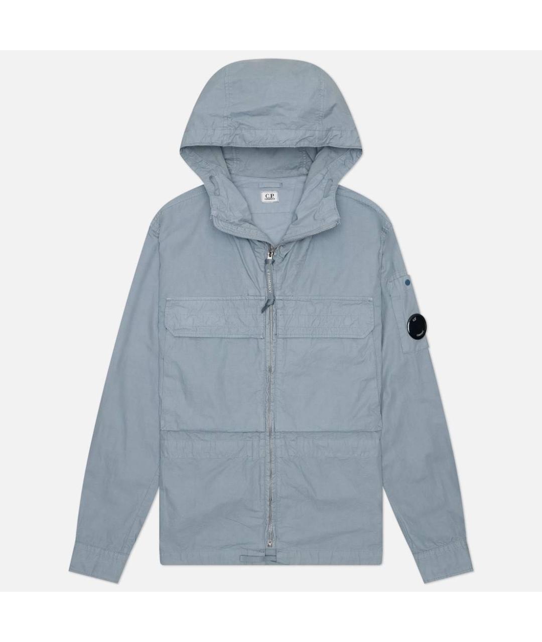 CP COMPANY Голубая хлопковая куртка, фото 5