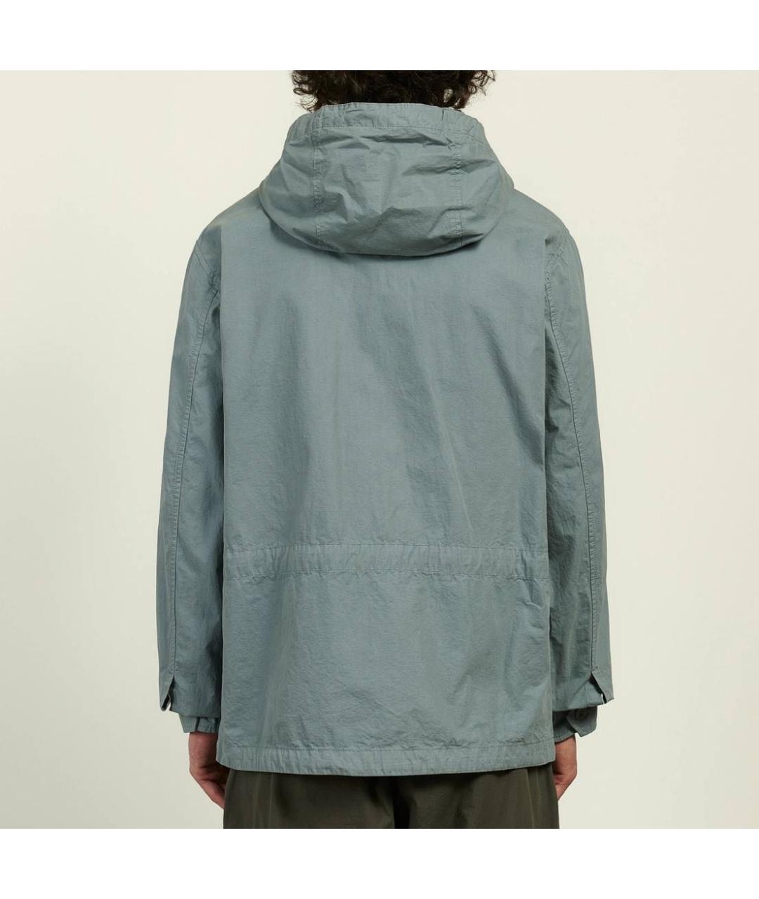 CP COMPANY Голубая хлопковая куртка, фото 3