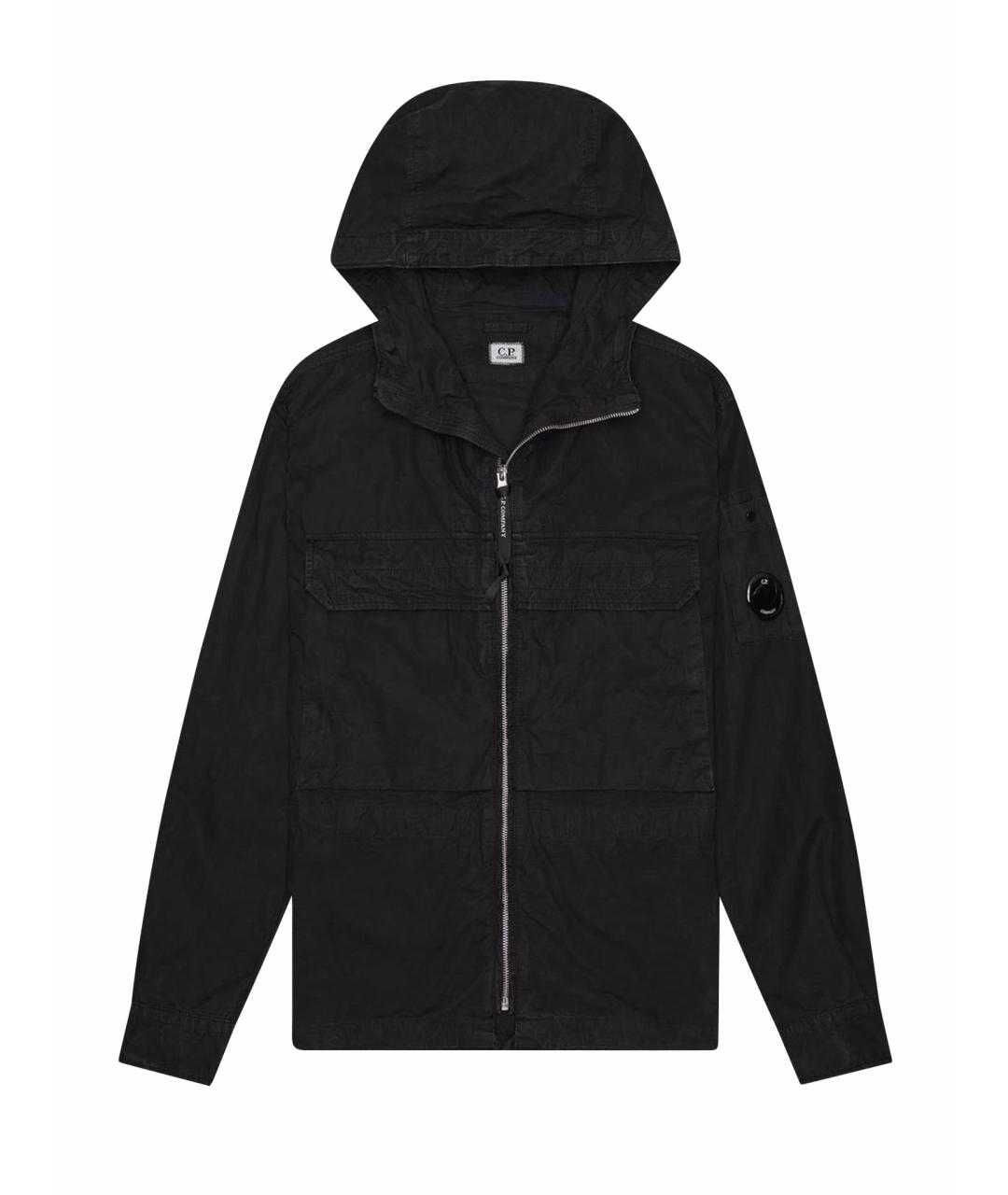 CP COMPANY Черная хлопковая куртка, фото 3