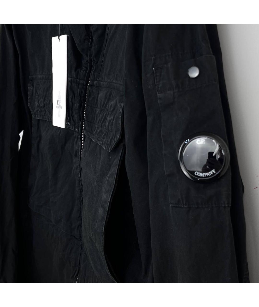 CP COMPANY Черная хлопковая куртка, фото 2