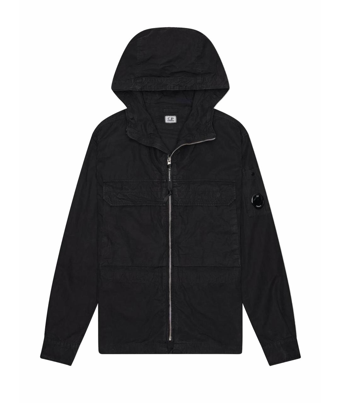 CP COMPANY Черная хлопковая куртка, фото 1