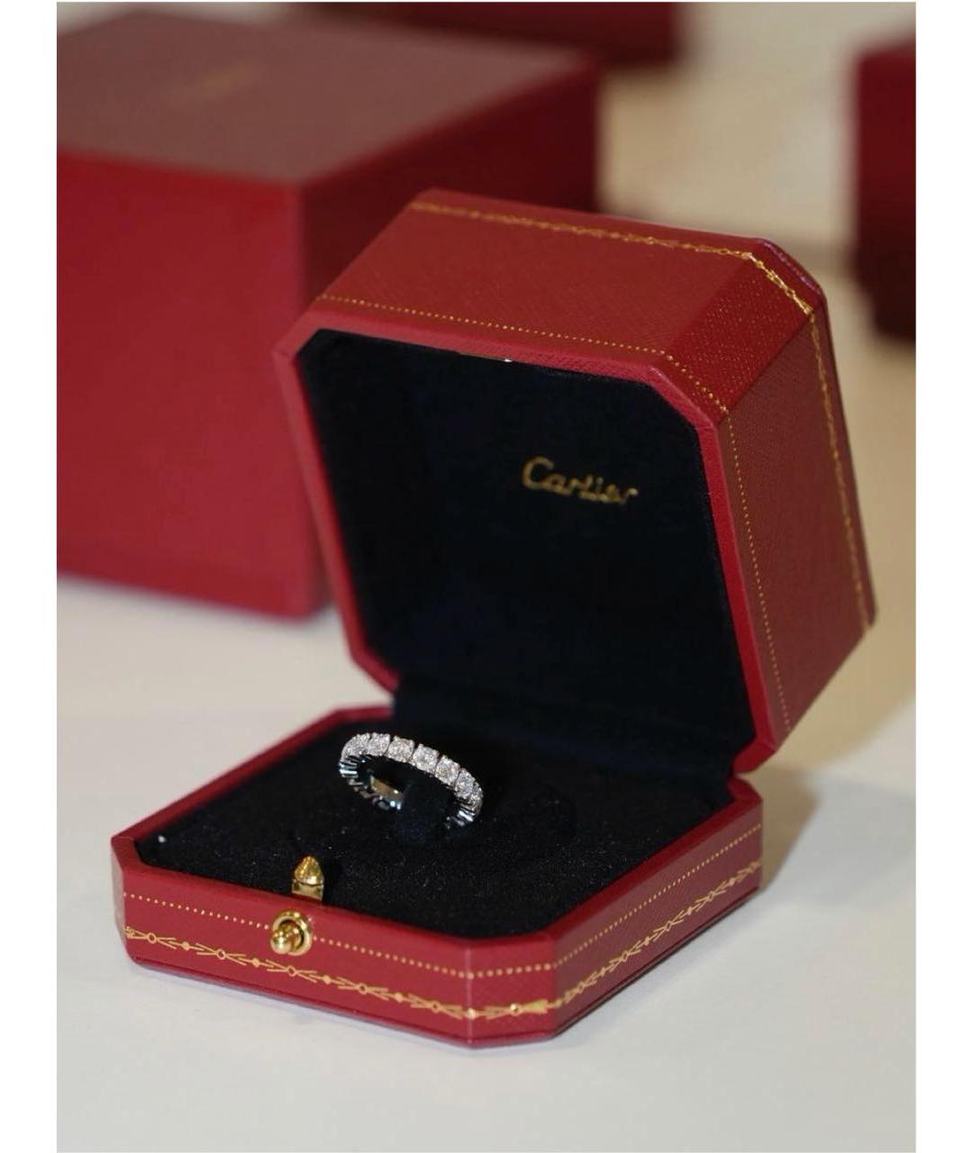 CARTIER Белое платиновое кольцо, фото 2