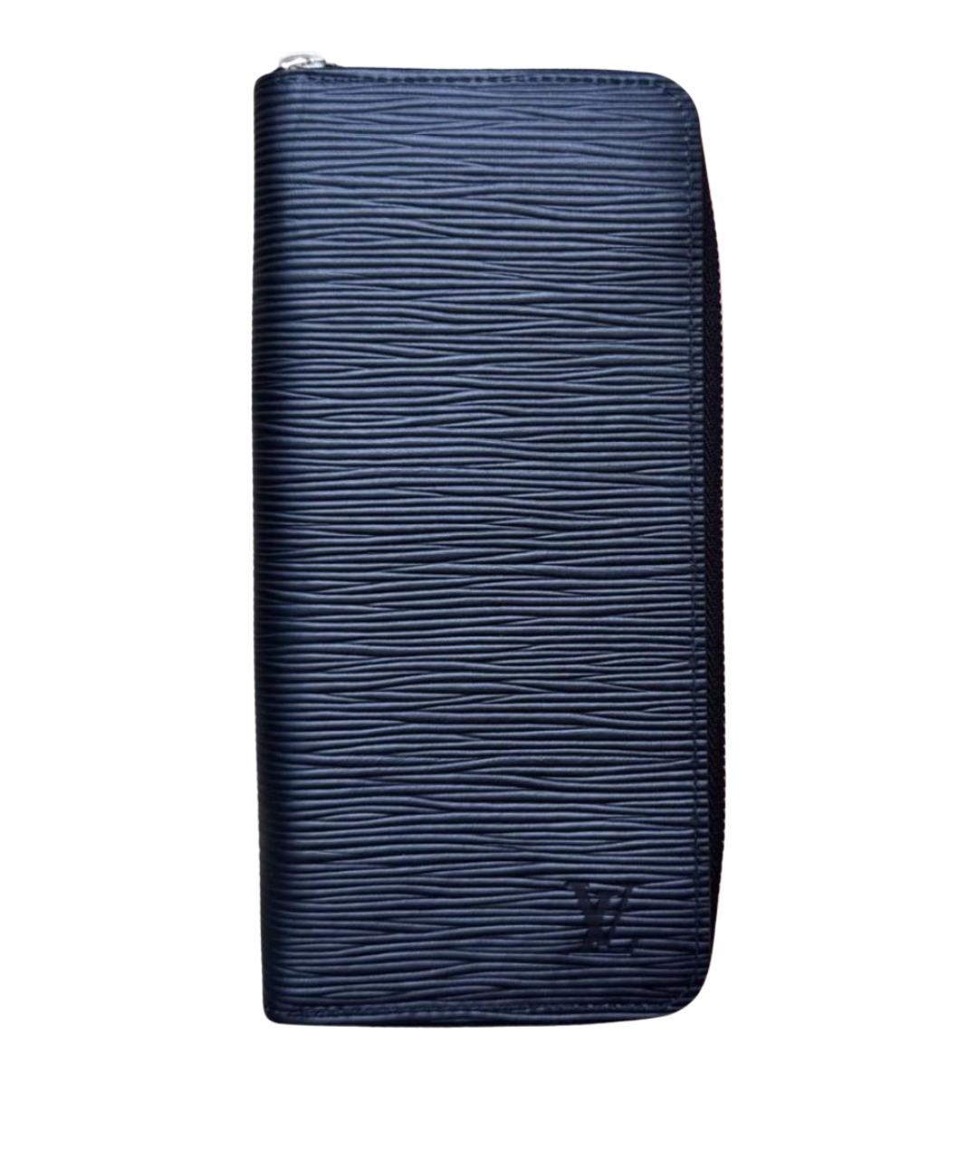 LOUIS VUITTON Черный кожаный кошелек, фото 1