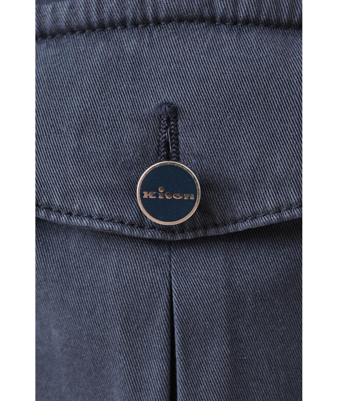 KITON Темно-синие шорты, фото 3