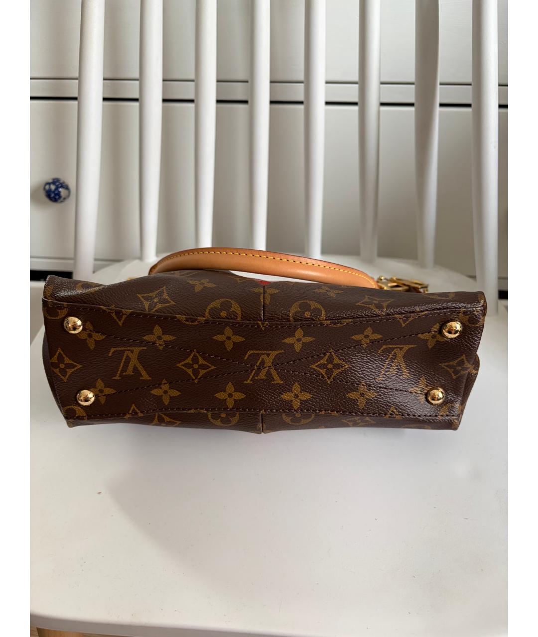 LOUIS VUITTON Коричневая сумка с короткими ручками, фото 6