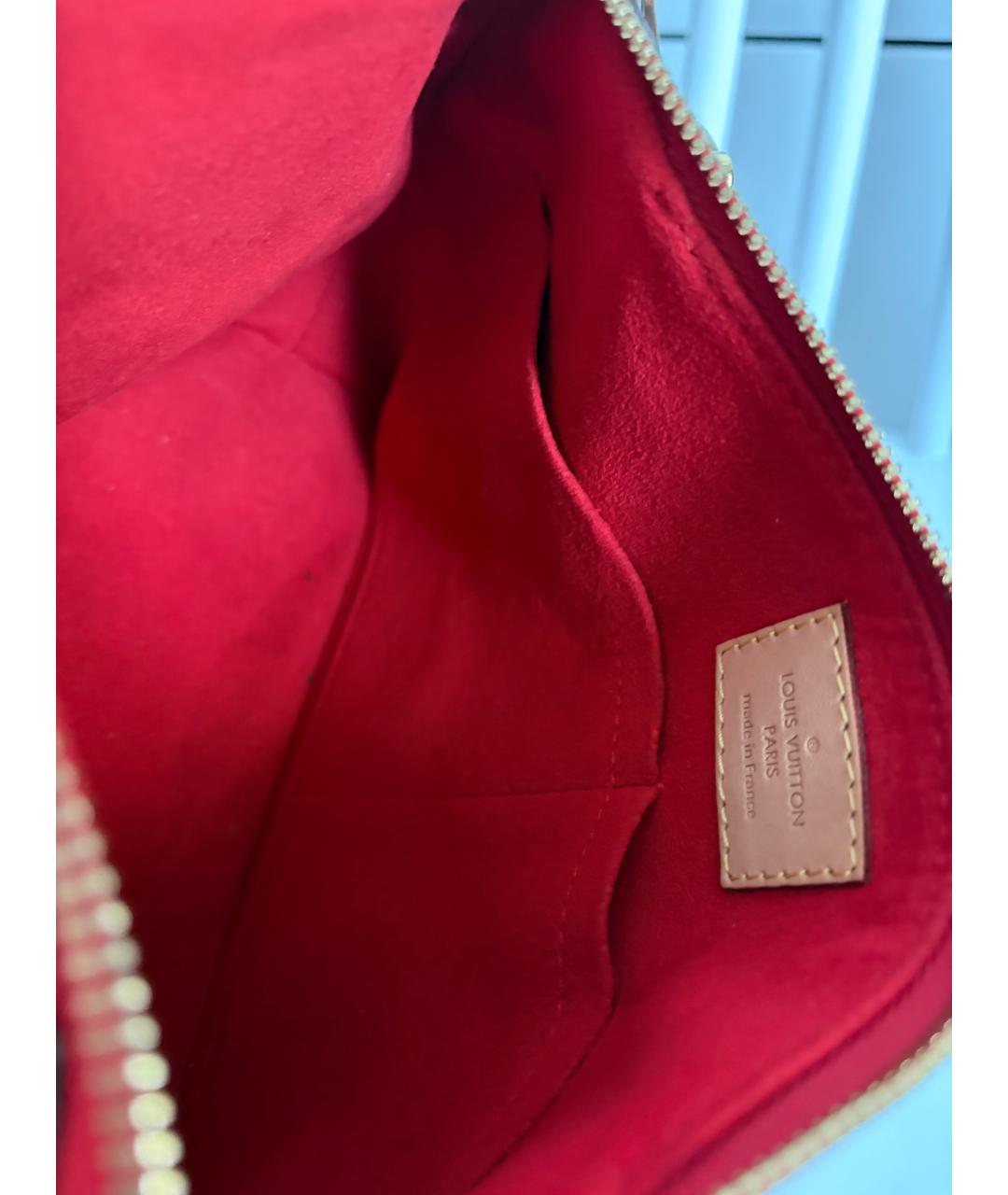 LOUIS VUITTON Коричневая сумка с короткими ручками, фото 7