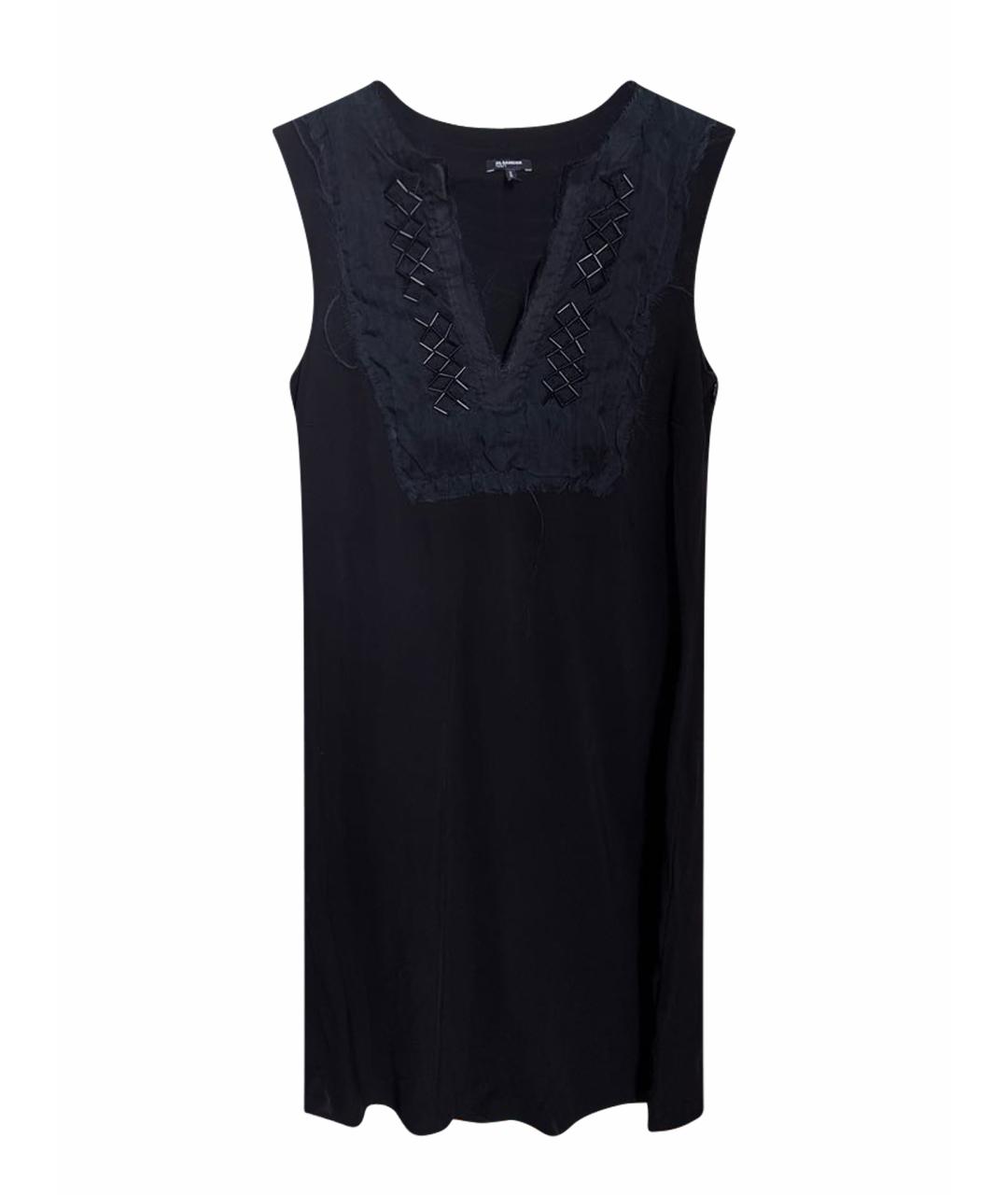 JIL SANDER Черное коктейльное платье, фото 1