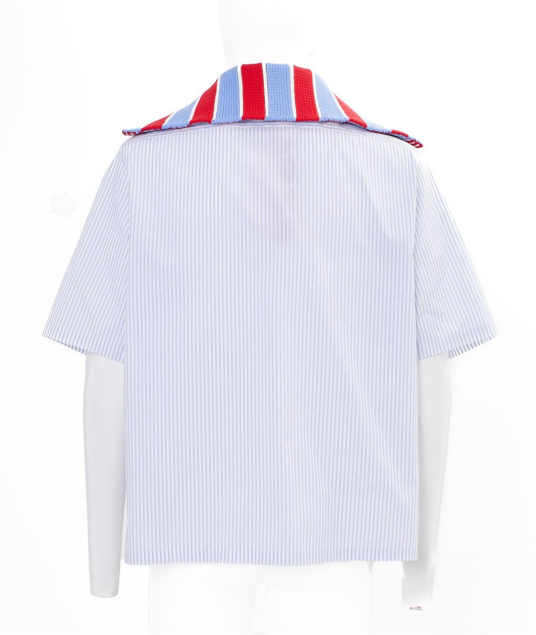 CHARLES JEFFREY LOVERBOY Голубая хлопковая кэжуал рубашка, фото 2