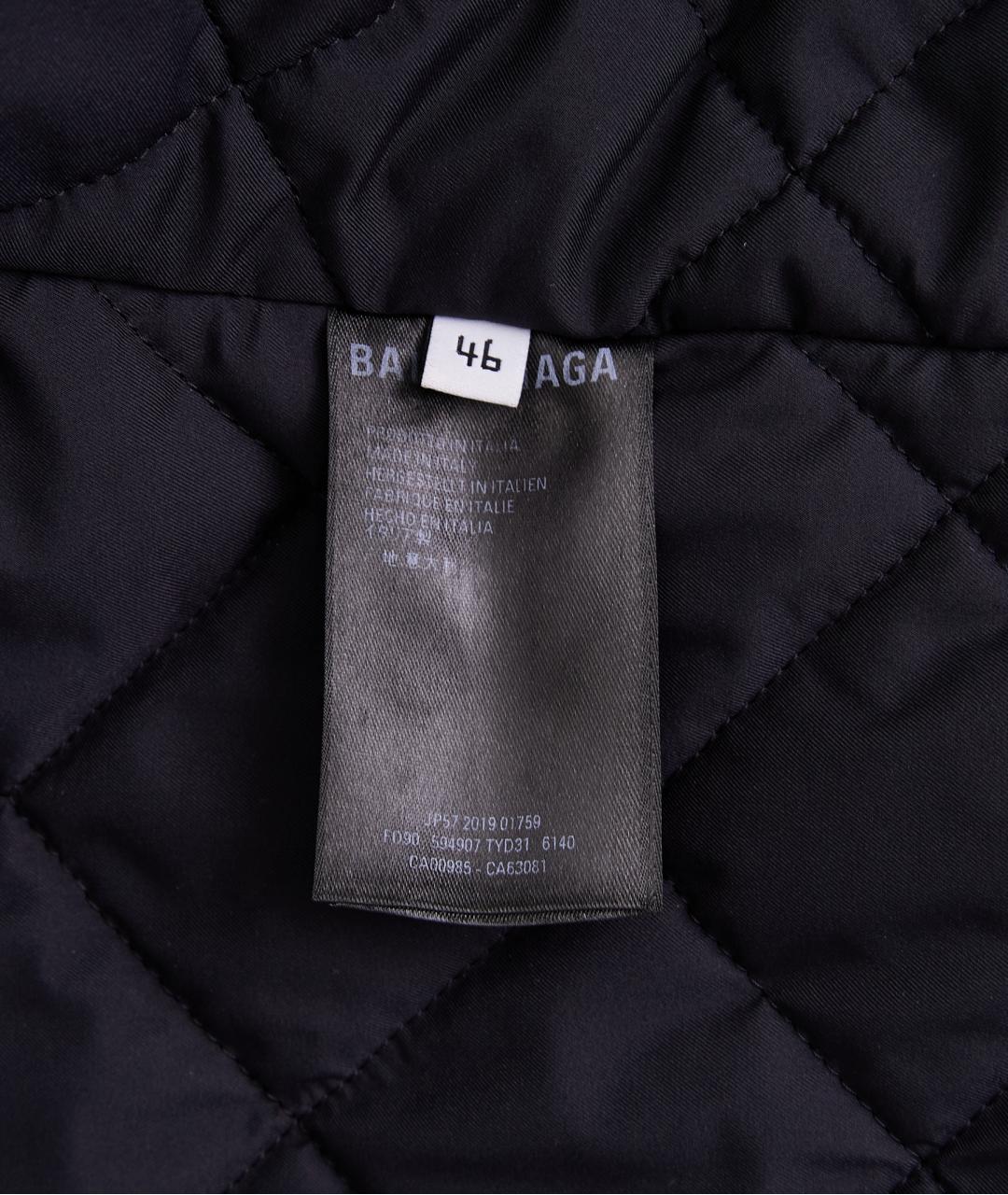 BALENCIAGA Бордовая полиамидовая парка, фото 4