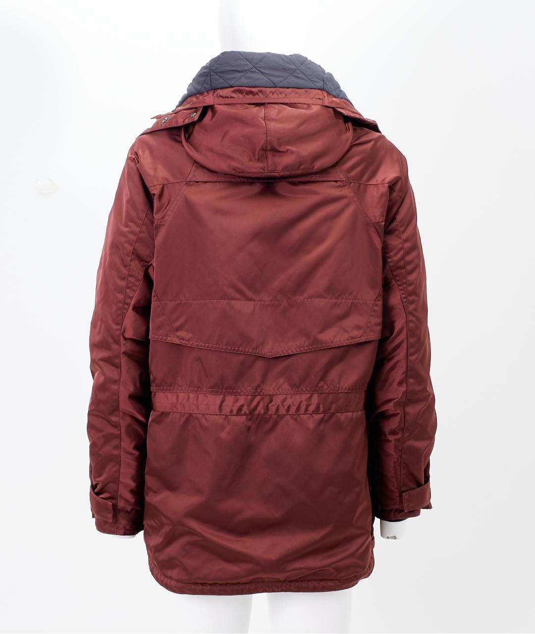 BALENCIAGA Бордовая полиамидовая парка, фото 2