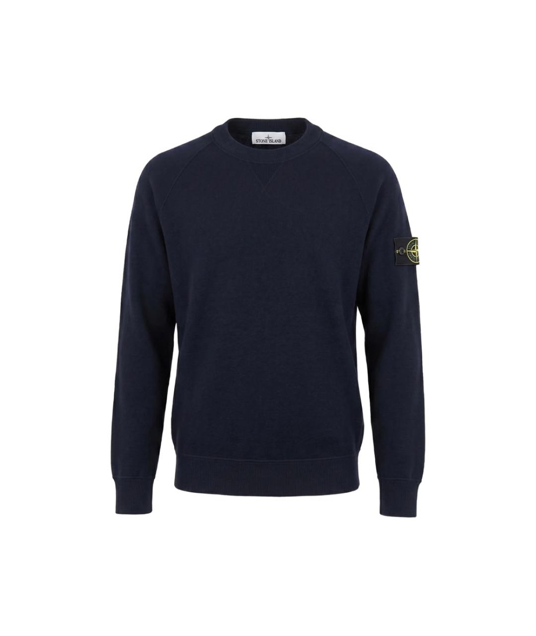 STONE ISLAND Синий полиэстеровый джемпер / свитер, фото 1