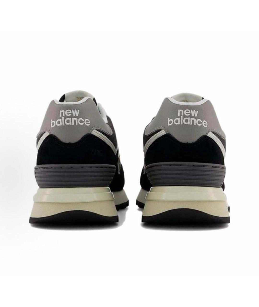 NEW BALANCE Черные низкие кроссовки / кеды, фото 4