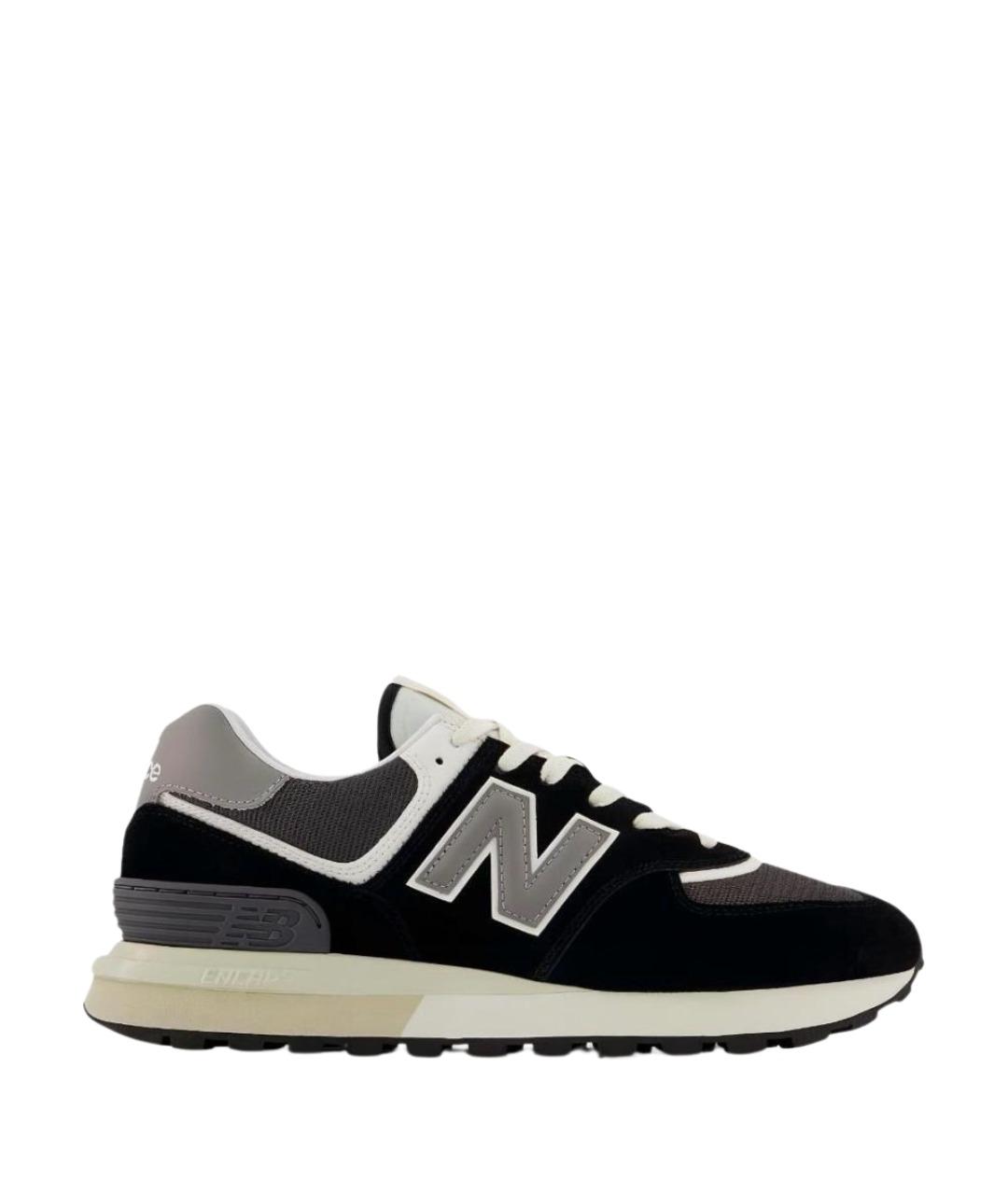 NEW BALANCE Черные низкие кроссовки / кеды, фото 1