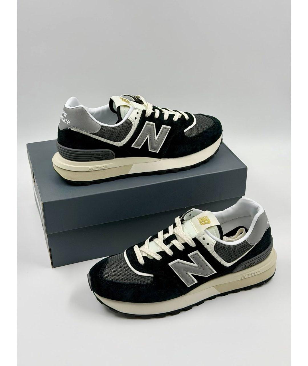 NEW BALANCE Черные низкие кроссовки / кеды, фото 8
