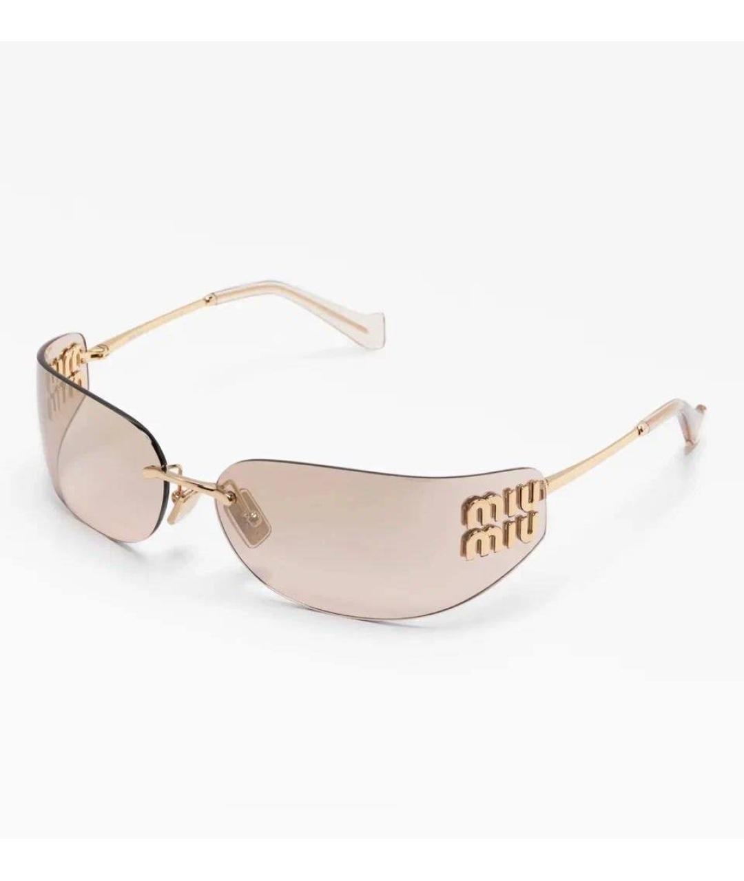 MIU MIU Мульти металлические солнцезащитные очки, фото 9