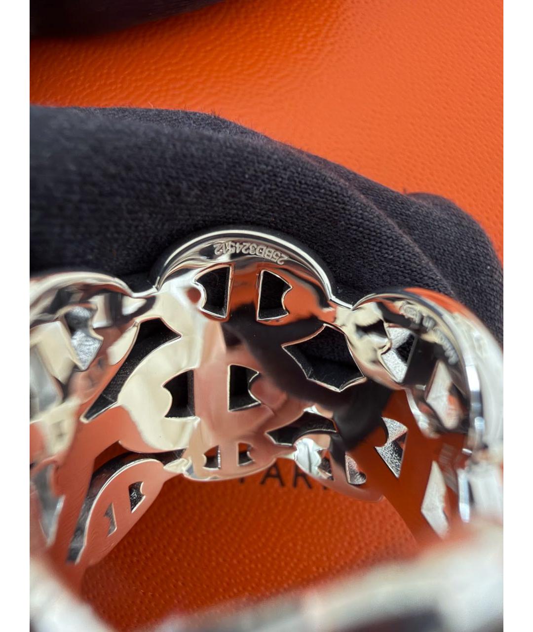 HERMES Серебряное серебряное кольцо, фото 5
