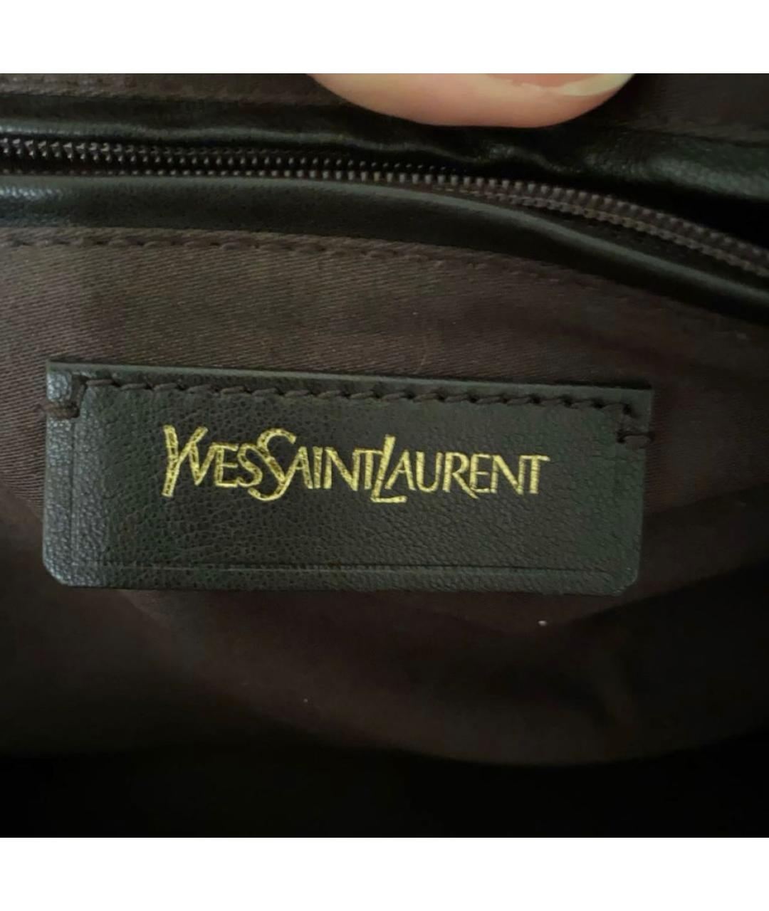 SAINT LAURENT Розовая сумка тоут из лакированной кожи, фото 5