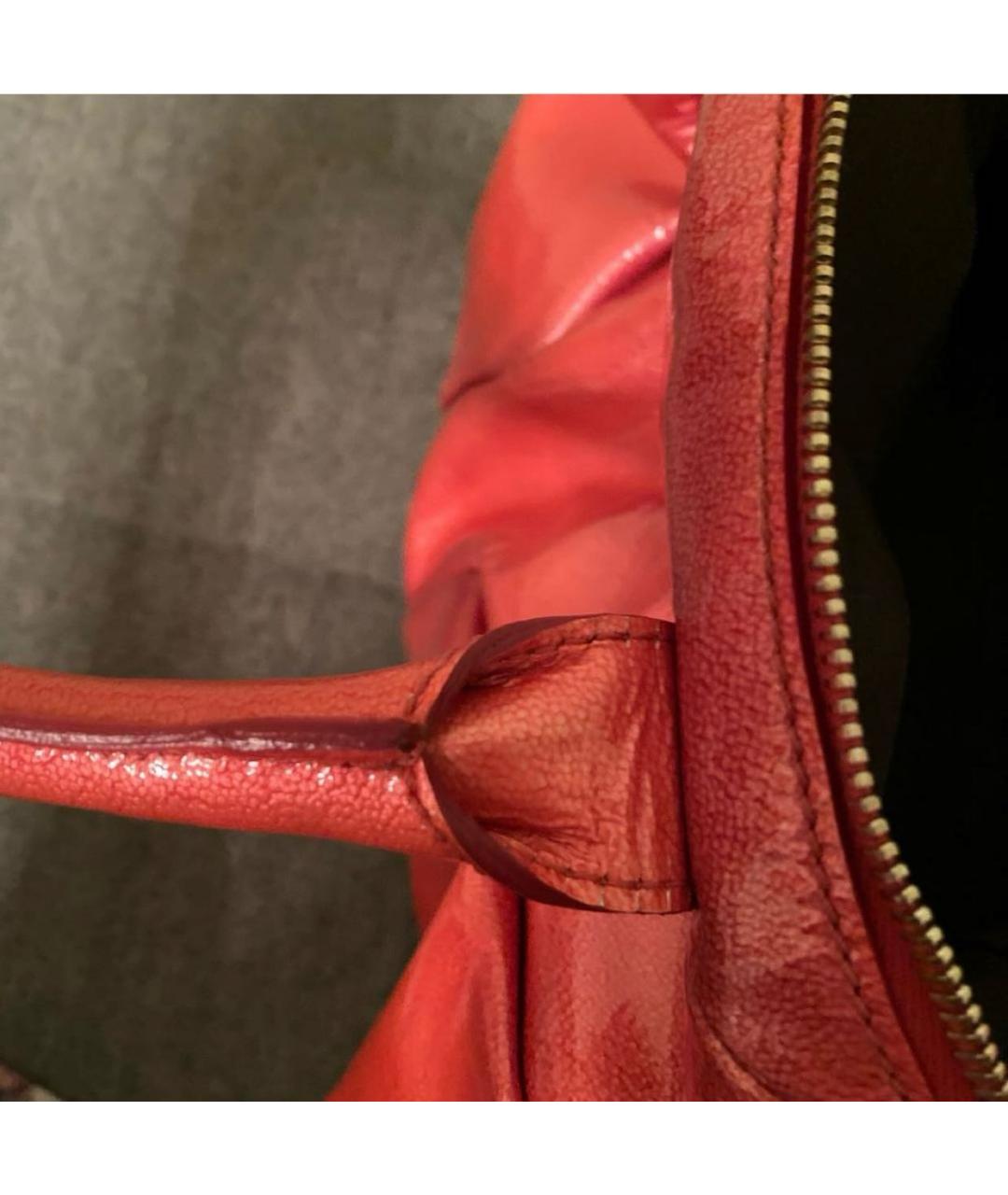 SAINT LAURENT Розовая сумка тоут из лакированной кожи, фото 7