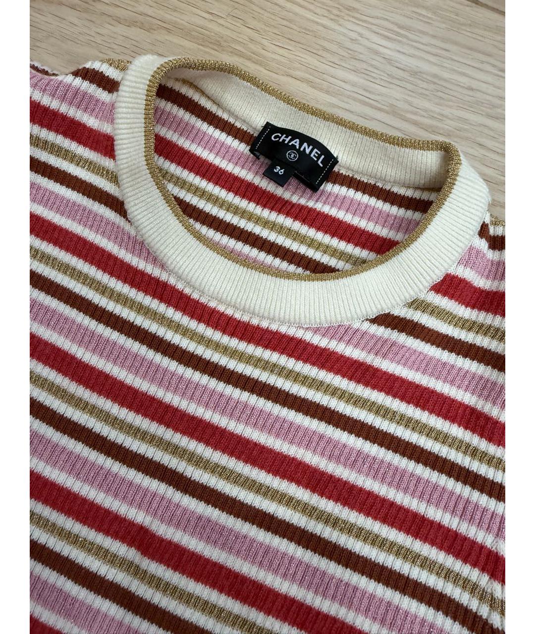 CHANEL Оранжевое повседневное платье, фото 2