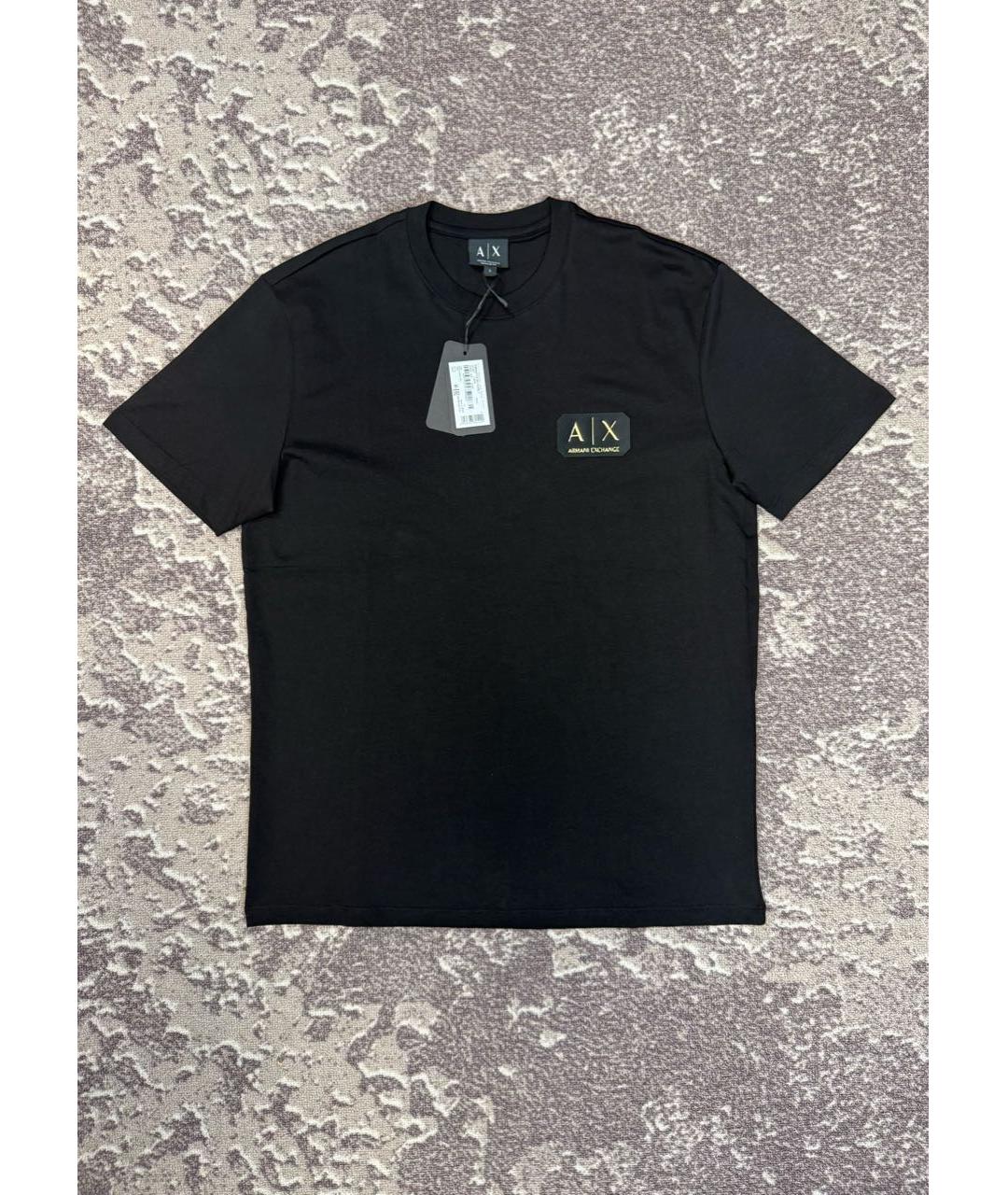 ARMANI EXCHANGE Черная хлопковая футболка, фото 9