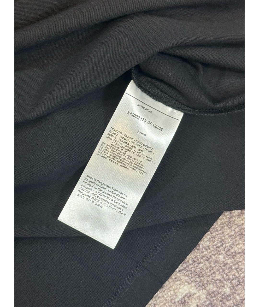 ARMANI EXCHANGE Черная хлопковая футболка, фото 5