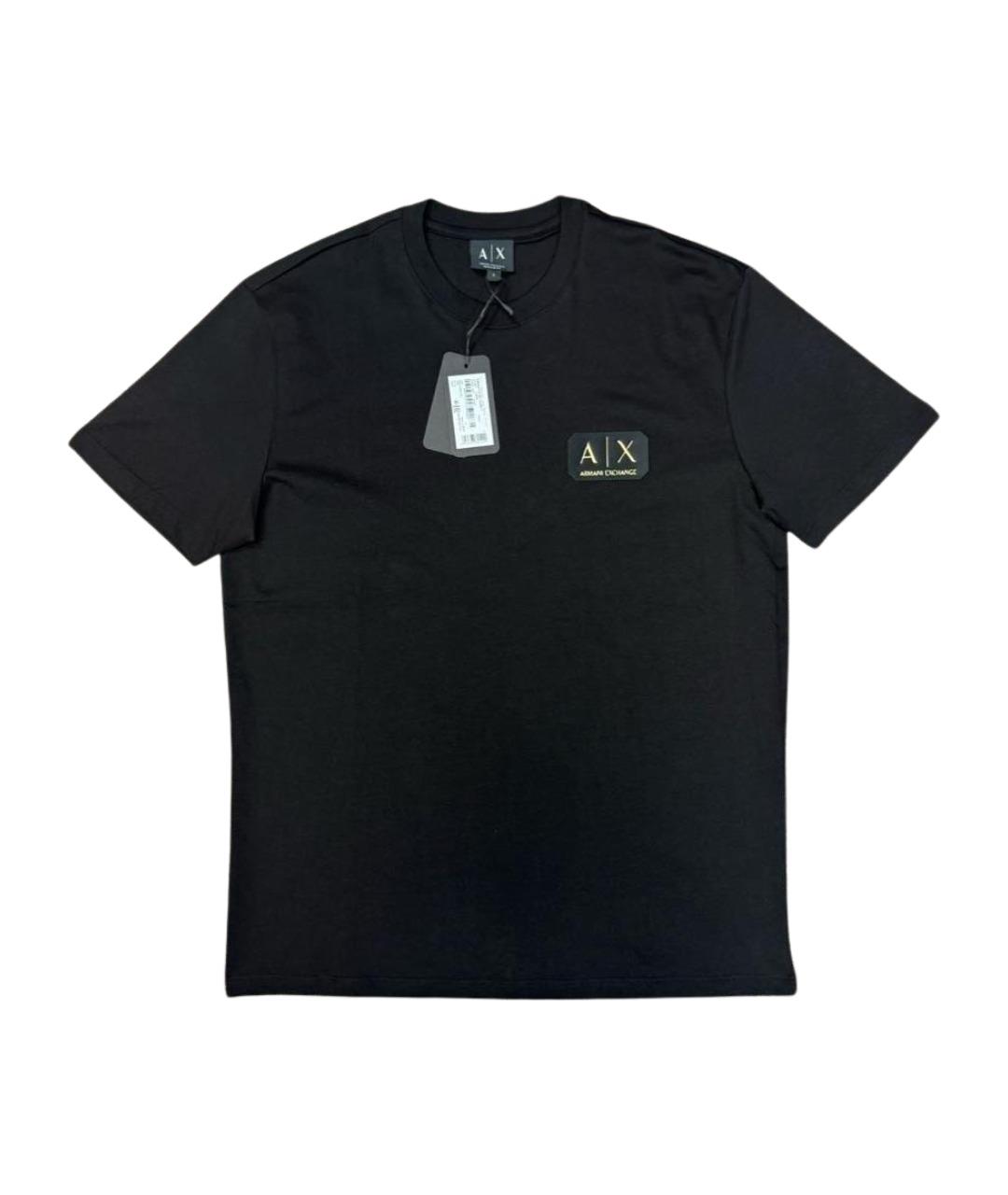 ARMANI EXCHANGE Черная хлопковая футболка, фото 1