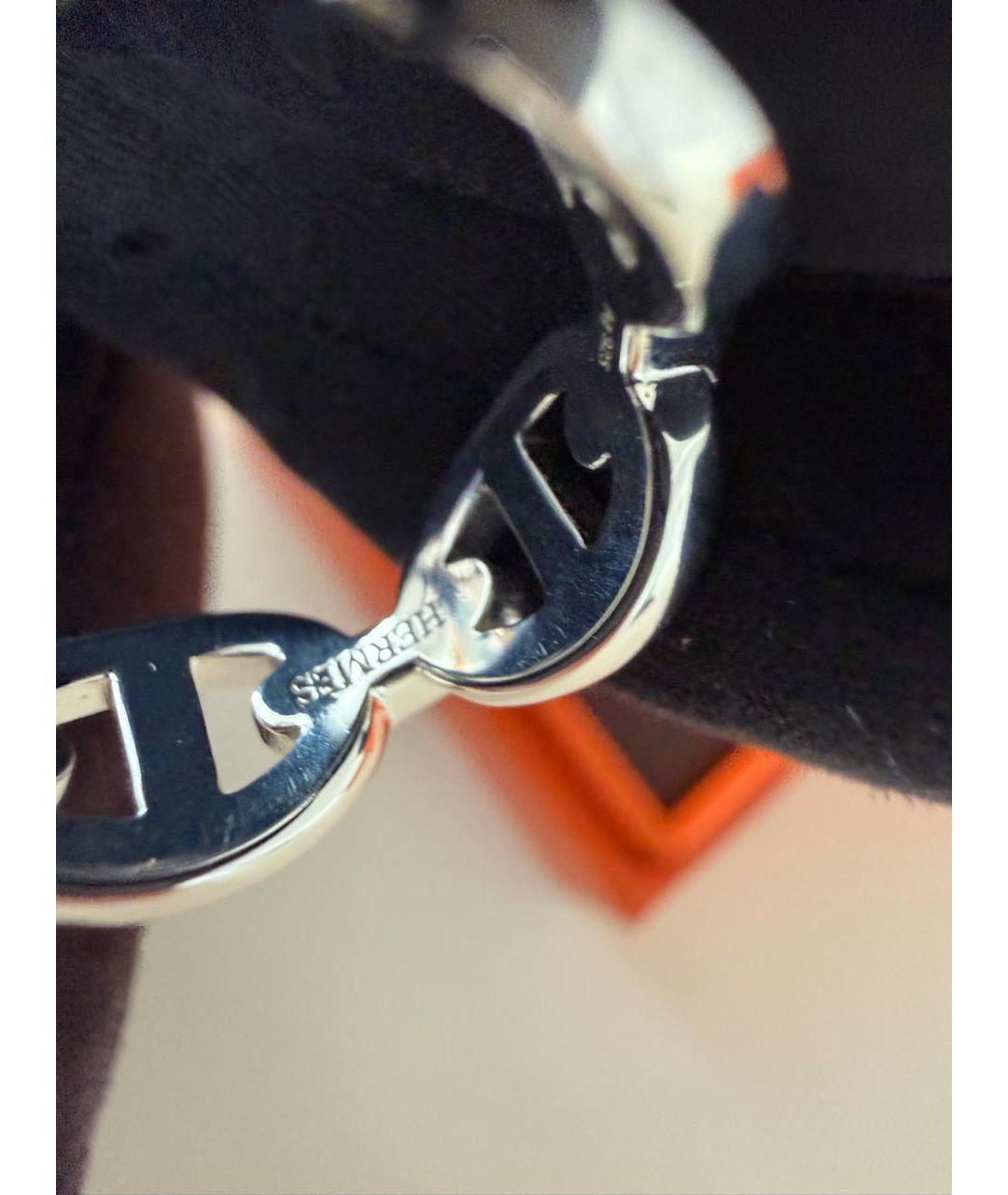 HERMES Серебряное серебряное кольцо, фото 2