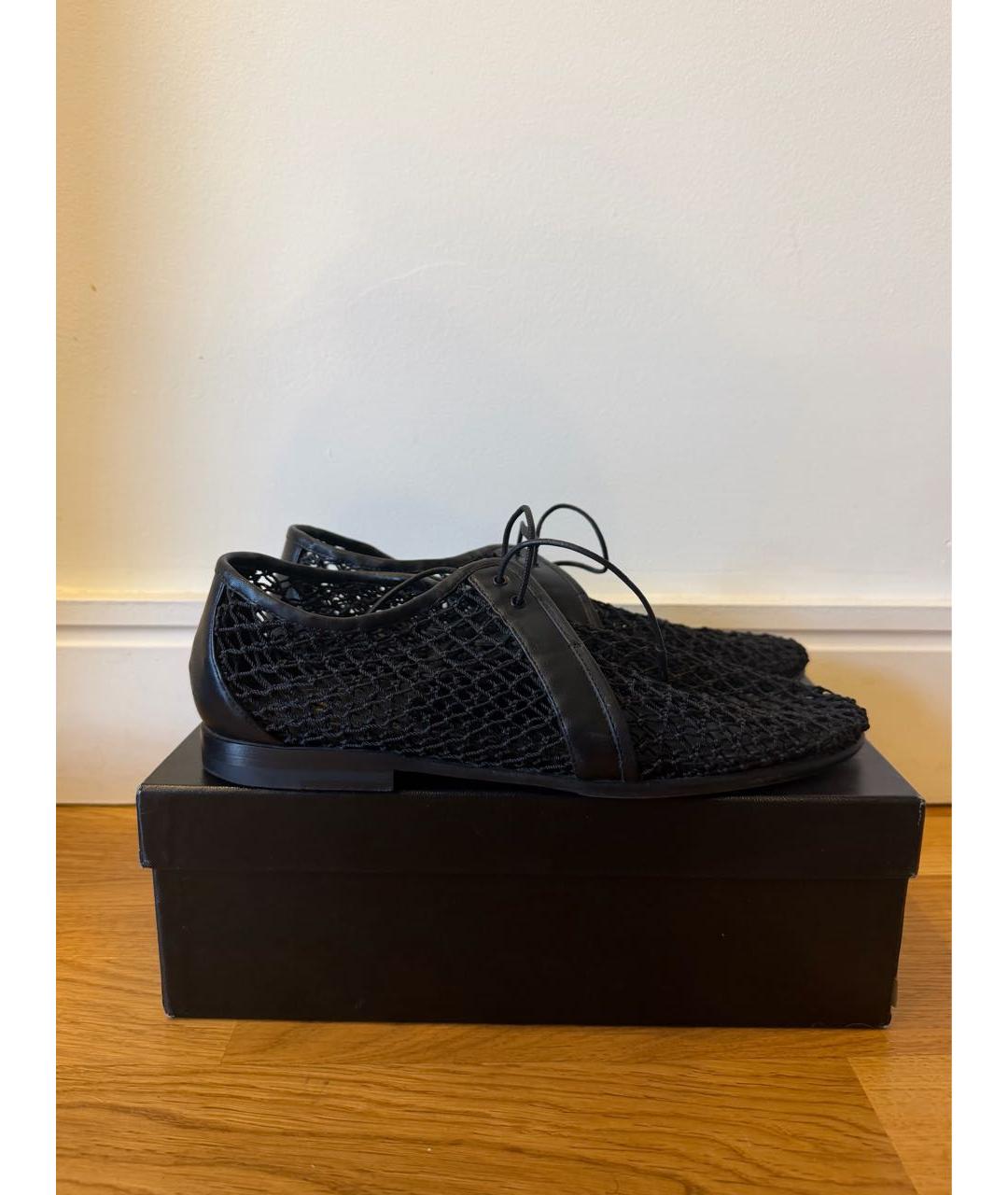 SAINT LAURENT Черные кожаные лоферы, фото 2